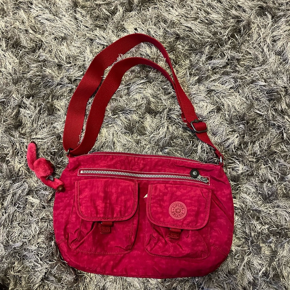 Hot Pink Kipling Crossbody Bag